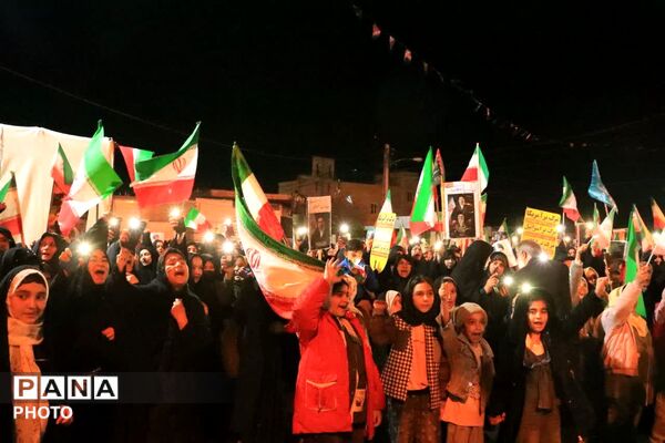 جلوه ای از حضور خانوادگی در اجتماع شبانه شهر جعفریه