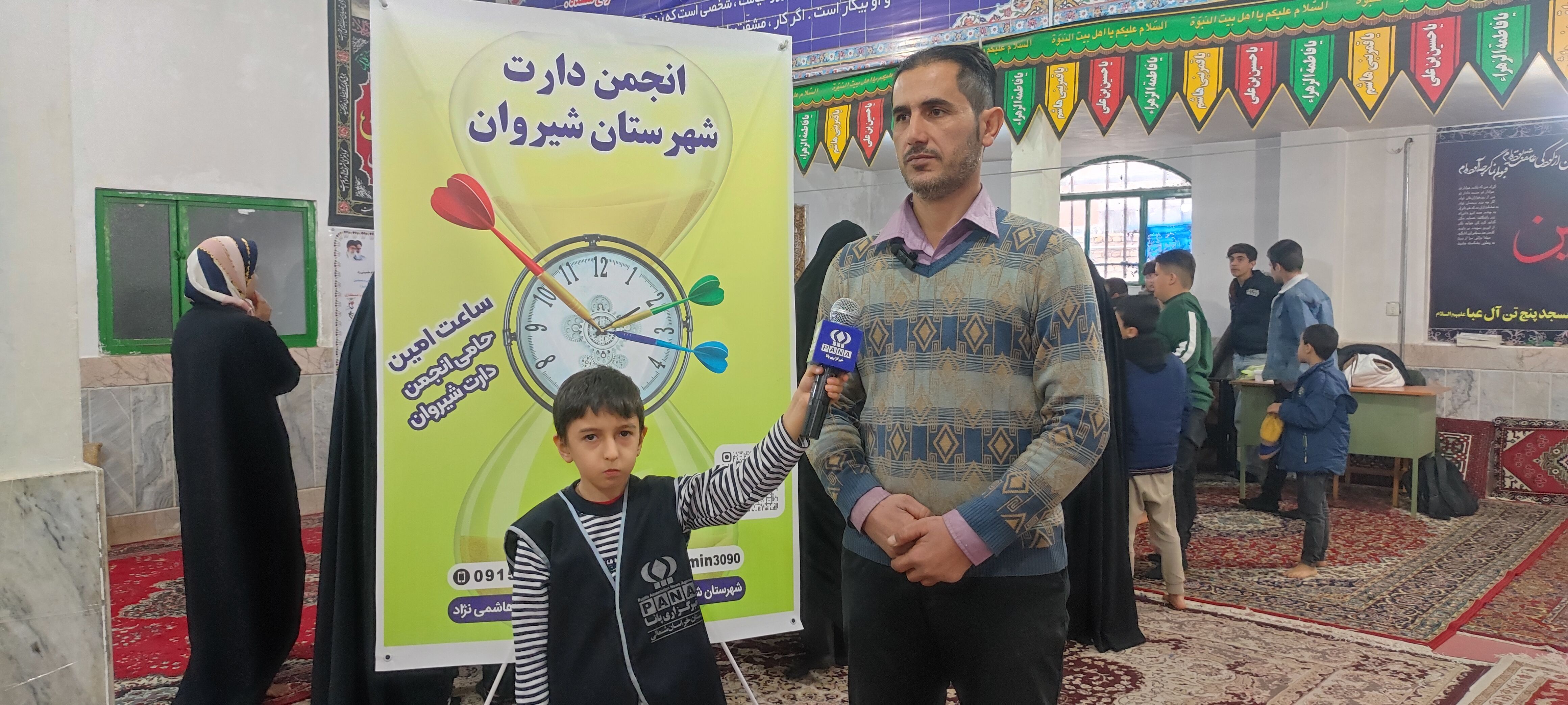 استعدادیابی مسابقات دارت در روستای چلو شهرستان شیروان