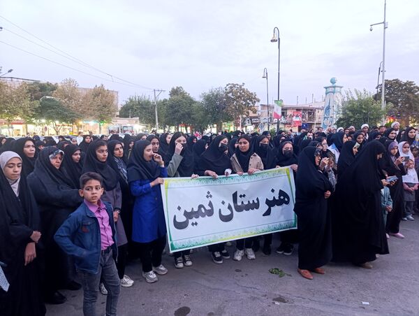 تجمع باشکوه مردم آشخانه در محکومیت اسرائیل و ترور شهید سیدحسن نصرالله 