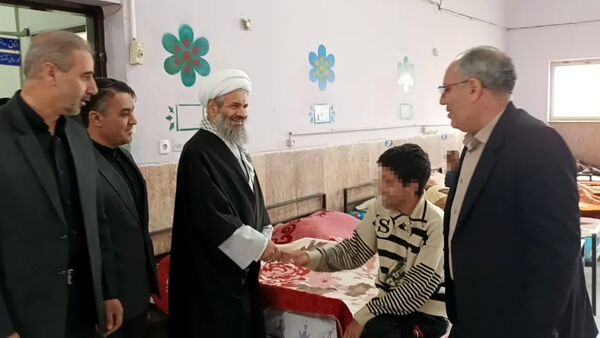مهر نوروزی مسئولان در مرکز توانبخشی شهید بلبلی اهر
