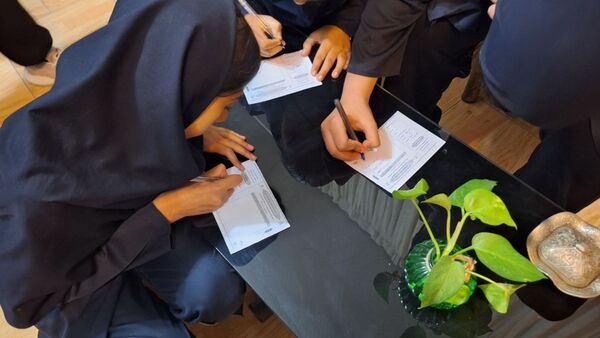 انتخابات شورای دانش‌آموزی در دبیرستان شهید قویدل