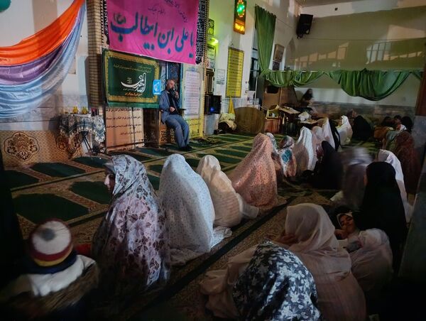 اعتکاف دانش‌آموزی در شهرستان سملقان 