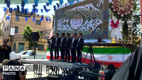 برگزاری مهمونی کیلومتری غدیر در اصفهان