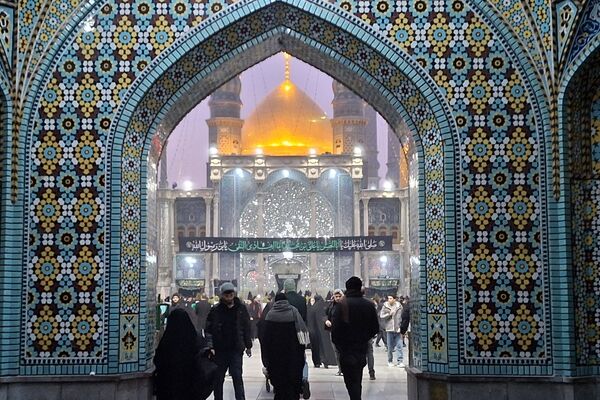مراسم عزاداری شام شهادت امام هادی(ع) در حرم بانوی کرامت 