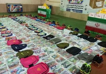  همدلی جهادگران با توزیع ۱۲۰ بسته لوازم تحصیلی