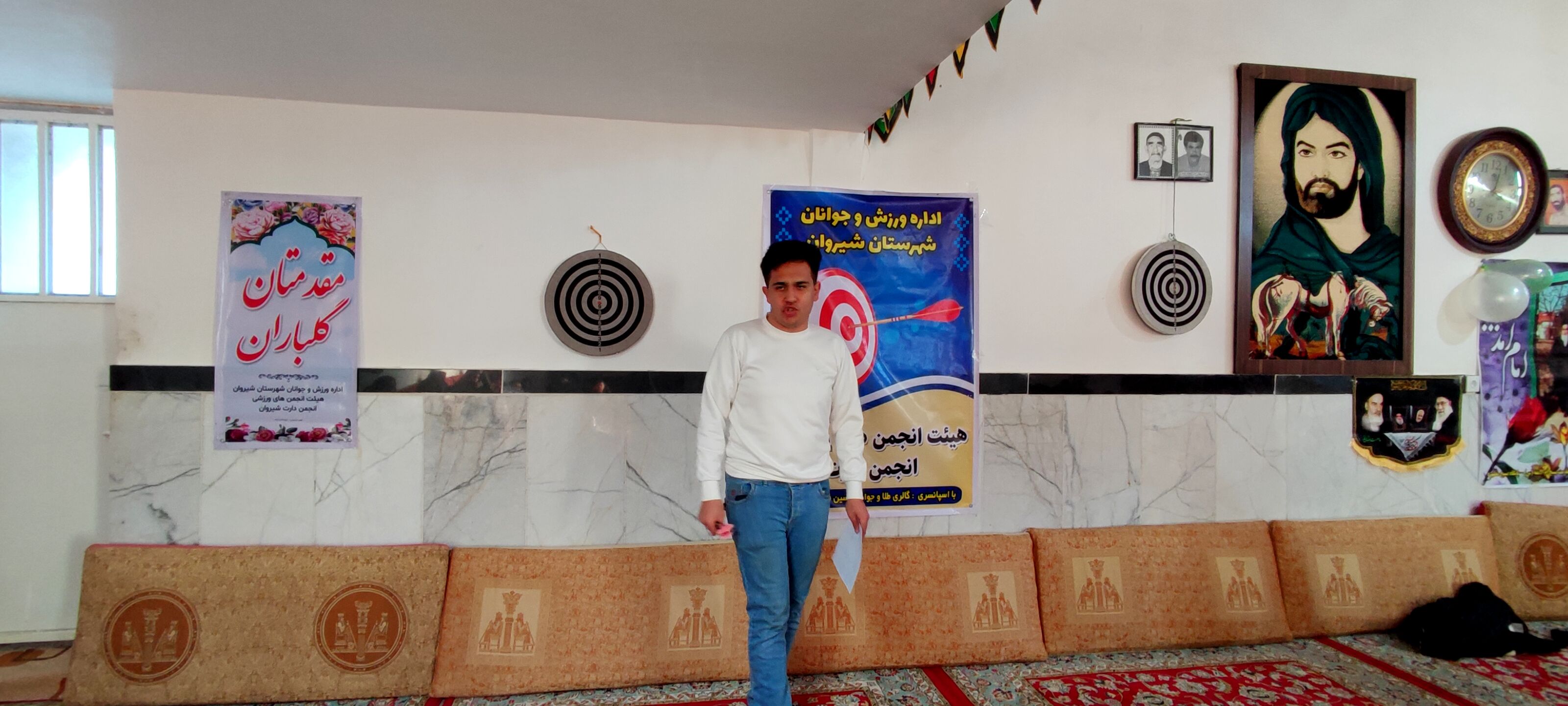 برگزاری مسابقات استعدادیابی دارت در روستای تنسوان شیروان