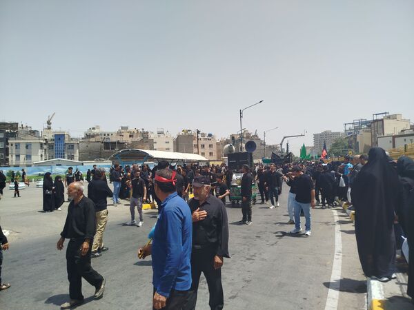 راهپیمایی جاماندگان اربعین حسینی در مشهد