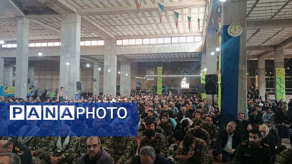 نماز عبادی سیاسی جمعه در هفته بسیج مستضعفین در نیشابور 