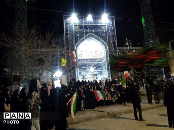  تجمع بزرگ مردم غیور و خونخواه شهرستان نیشابور