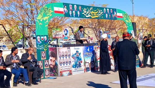 نمایش اقتدار بسیج در شهرستان خلیل آباد