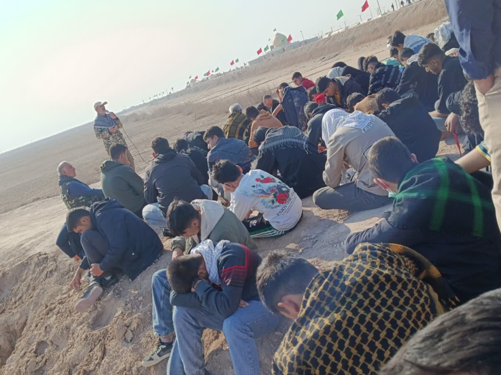 اعزام دانش‌آموزان مدارس ساوجبلاغ به اردوی راهیان نور 