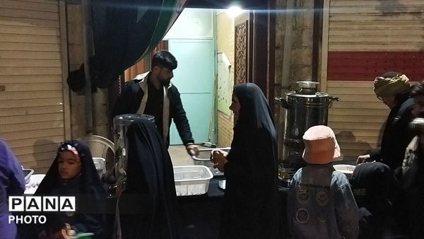 گذری بر فعالیت موکب مدرسه علمیه گلشن در چهل و هشتمین شب از اجتماعات 