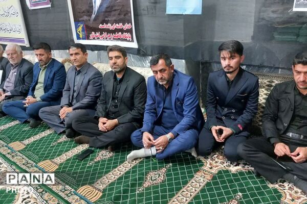 سوگواری مردم روستاهای شهر قلعه رئیسی در پی شهادت رهبر انقلاب