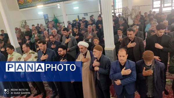 مراسم یاد بود شهید آیت الله سید ابراهیم رئیسی و همراهانش در شهر تیتکانلو