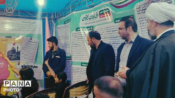 حضور مسئولین استان البرز از پاتوق «نوجوانان مبارز» سازمان دانش آموزی ناحیه ۴ کرج