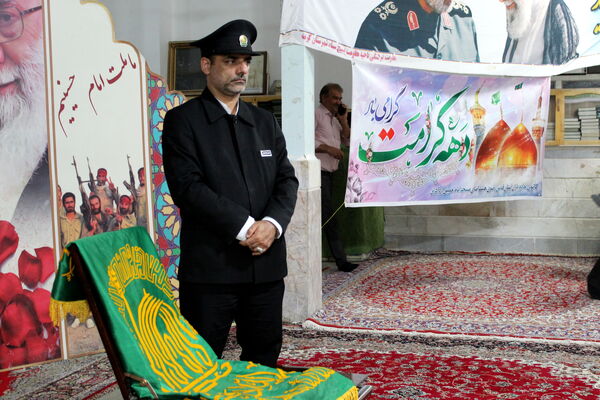 حضور کاروان آستان خورشید در شهر درق