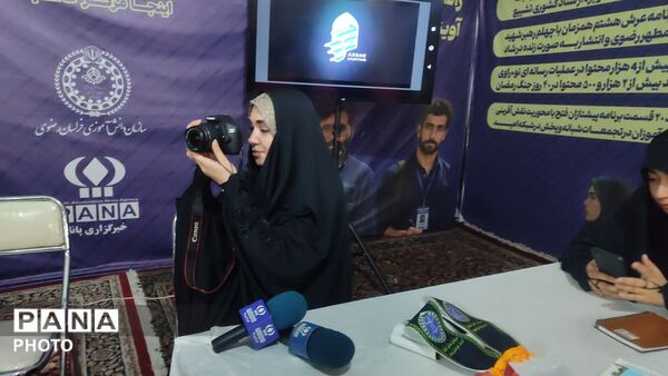 نگاهی به نمایشگاه مجاهدین خستگی‌ناپذیر با غرفه خبرگزاری پانا