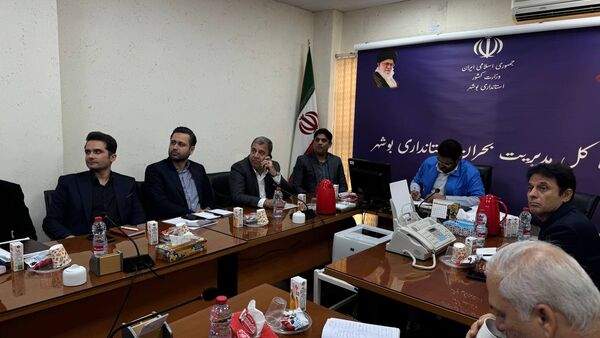 جلسه هماهنگی کمیته فنی مدیریت بحران استان بوشهر برای برگزاری مانور سراسری زلزله در مدارس