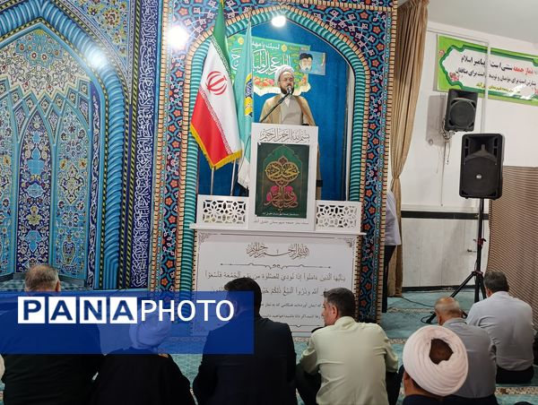 نماز عبادی سیاسی جمعه در شهرستان خلیل آباد