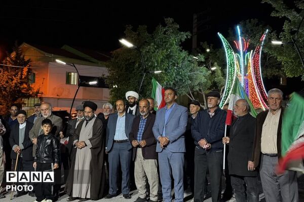 اجتماع مردم بخش ارجمند در روستای اهنز؛ تجدید بیعت با رهبر انقلاب