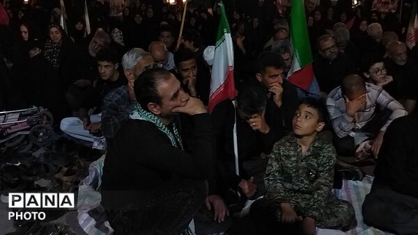 مراسم شب دوم محرم در بلوار فضل نیشابور-۱