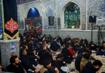 مراسم عزاداری سومین شب قدر در بقعه متبرکه بی بی شطیطه نیشابور