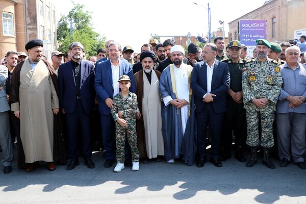 تشییع پیکر شهید نارنجی در ارومیه