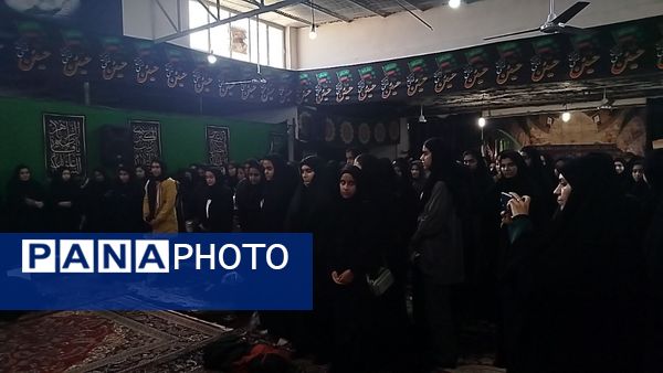 اعزام دانش‌آموزان دختر آشخانه به اردوی راهیان نور