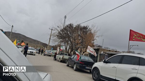راهپیمایی خودرویی «کنجوران سفلی» به سمت «شان‌آباد» 