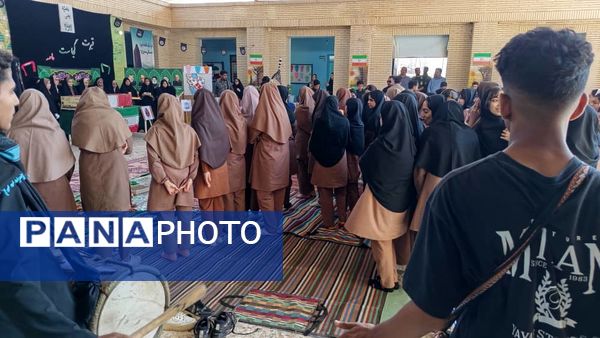 مراسم تشییع پیکر شهید خوشنام در آموزشگاه تراکمه بندرلنگه