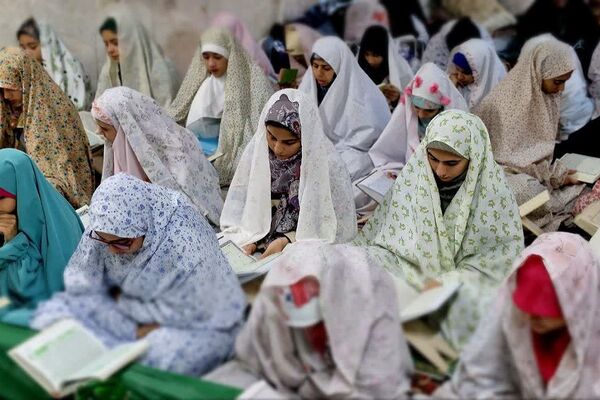 مراسم اختتامیه اعتکاف دانش آموزی در ناحیه دو شهرری 