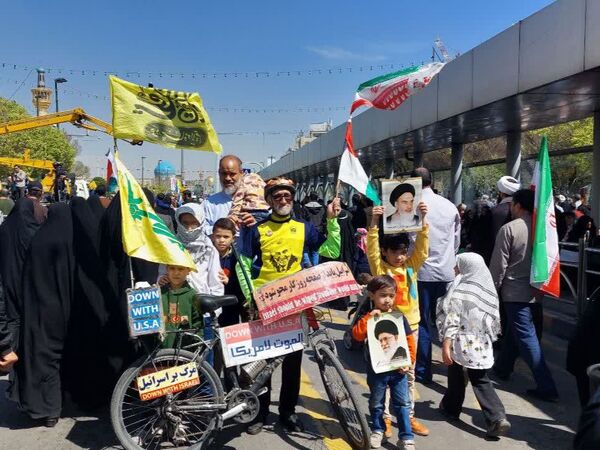 راهپیمایی روز قدس در میدان بیت المقدس