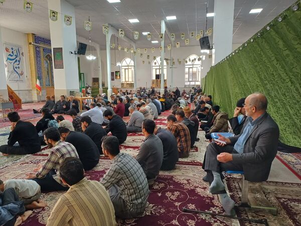 مراسم دعای عرفه در شهر درق