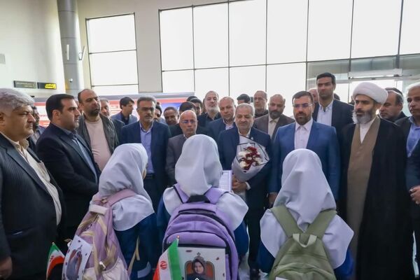 وزیر آموزش و پرورش وارد شهرستان لامرد شد