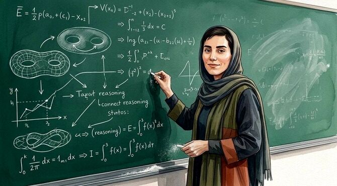 مریم میرزاخانی نابغه‌ای که هندسه را جهانی کرد