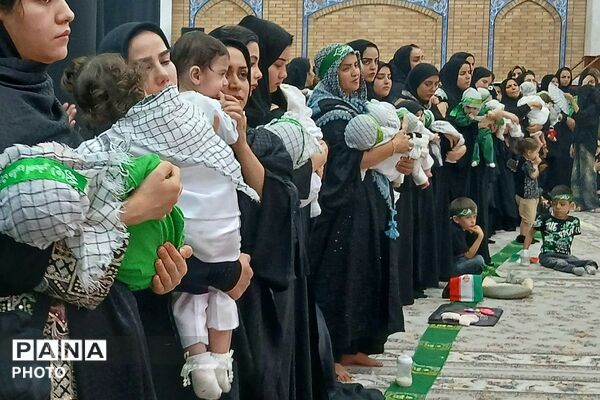 شکوه آیین جهانی شیرخوارگان حسینی در مصلی باقرشهر؛ پخش زنده از رسانه ملی