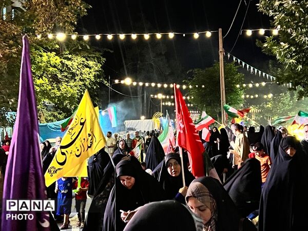 حضور حماسی مردم کرج در نودو سومین شب  در امام زاده حسن