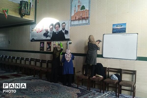 غبار‌روبی مساجد در آستانه ماه مبارک رمضان