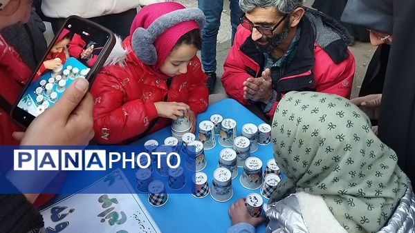 حضور مردم در مهمانی کیلومتری اعیاد شعبانیه نیشابور