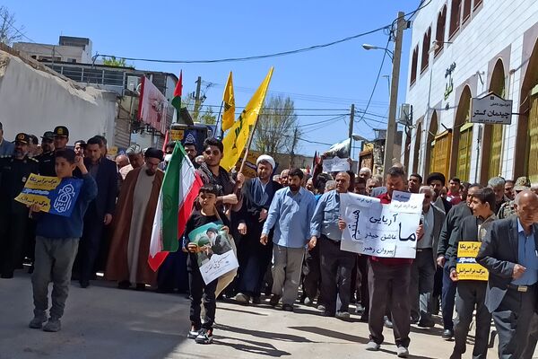 تجلی شکوه راهپیمایی روز قدس در آباده