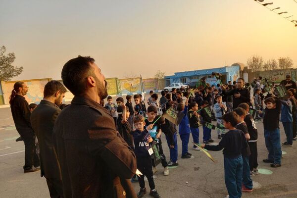 مراسم سوگواری حضرت فاطمه در دبستان هدایت ۲