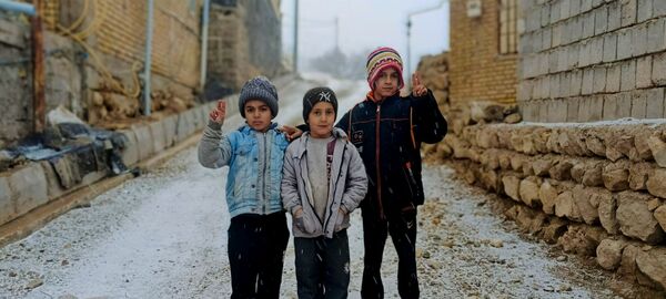 بارش برف در میانکوه 