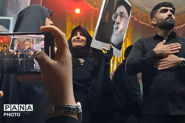 مراسم سوگواری شهادت رهبر معظم انقلاب اسلامی آیت الله امام خامنه ای (ره) در باشت