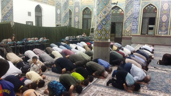برگزاری مراسم ارتحال امام خمینی(ره) در مسجد صاحب الزمان شهرستان فردیس 