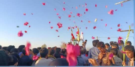 مهن‌آباد میزبان پیکر شهید گمنام