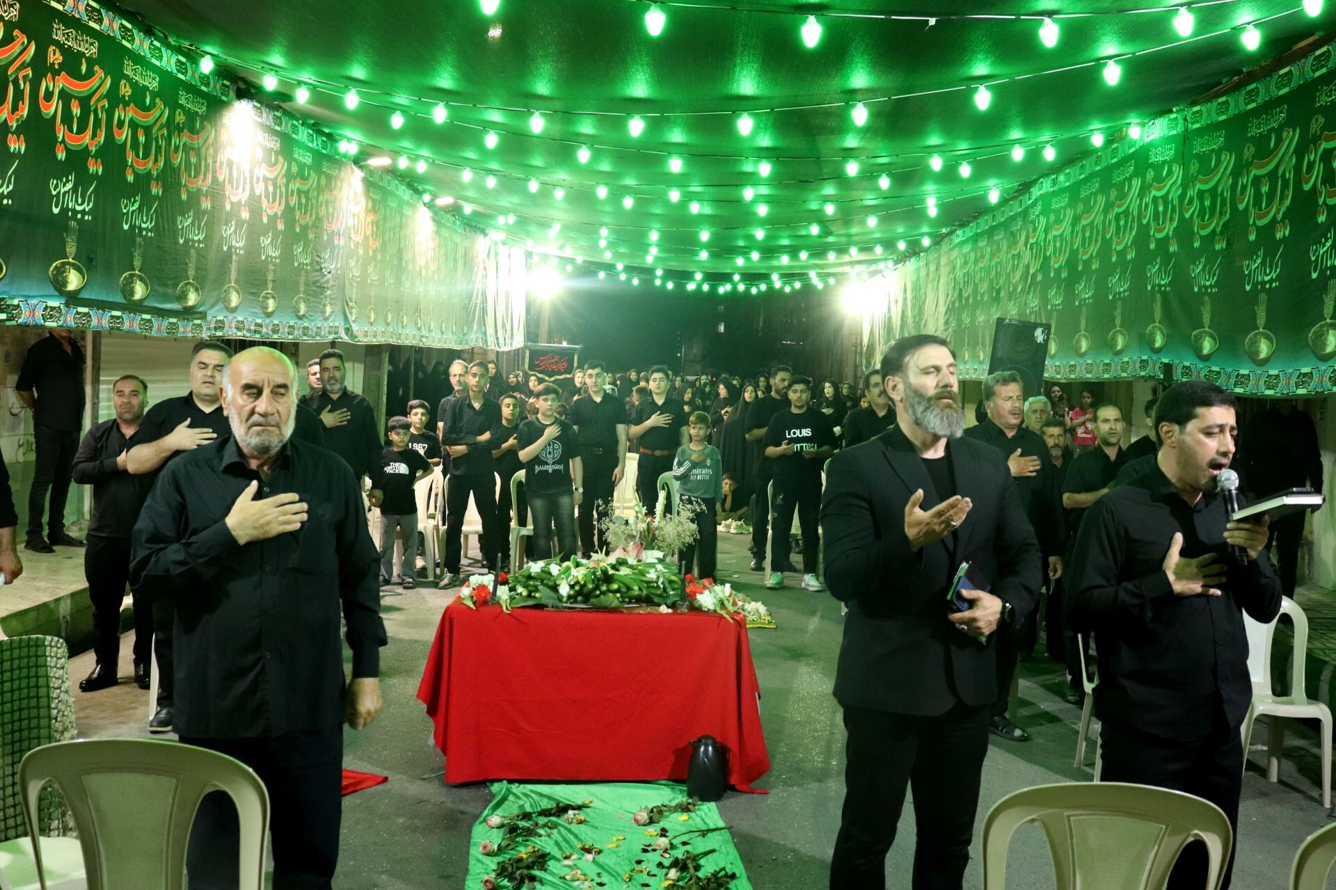 مراسم سوگواری حضرت قاسم بن الحسن (ع) در هیئت جوانان عباسیه شیرودی اسلامشهر
