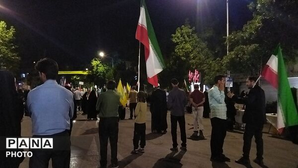 نود و نهمین شب از اجتماعات مردمی نیشابور 