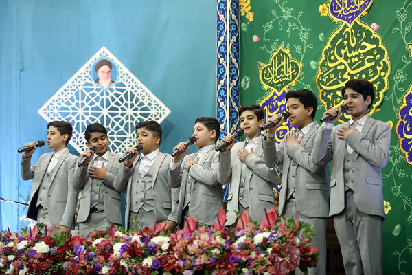 مراسم جشن شب میلاد امام زین العابدین(ع) در حرم حضرت معصومه(س)