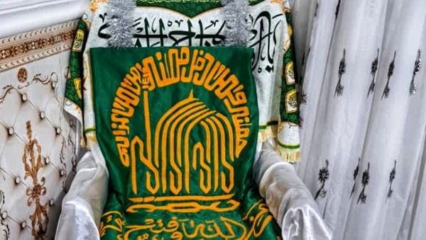 ورود پرچم متبرک حرم رضوی به شهرستان مارگون