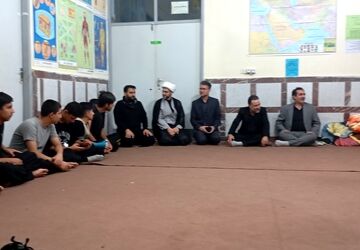 بازدید مدیرکل فرهنگی و هنری، اردوها و فضاهای پرورشی وزارت آموزش و پرورش از موکب‌های دانش‌آموزی ایلام